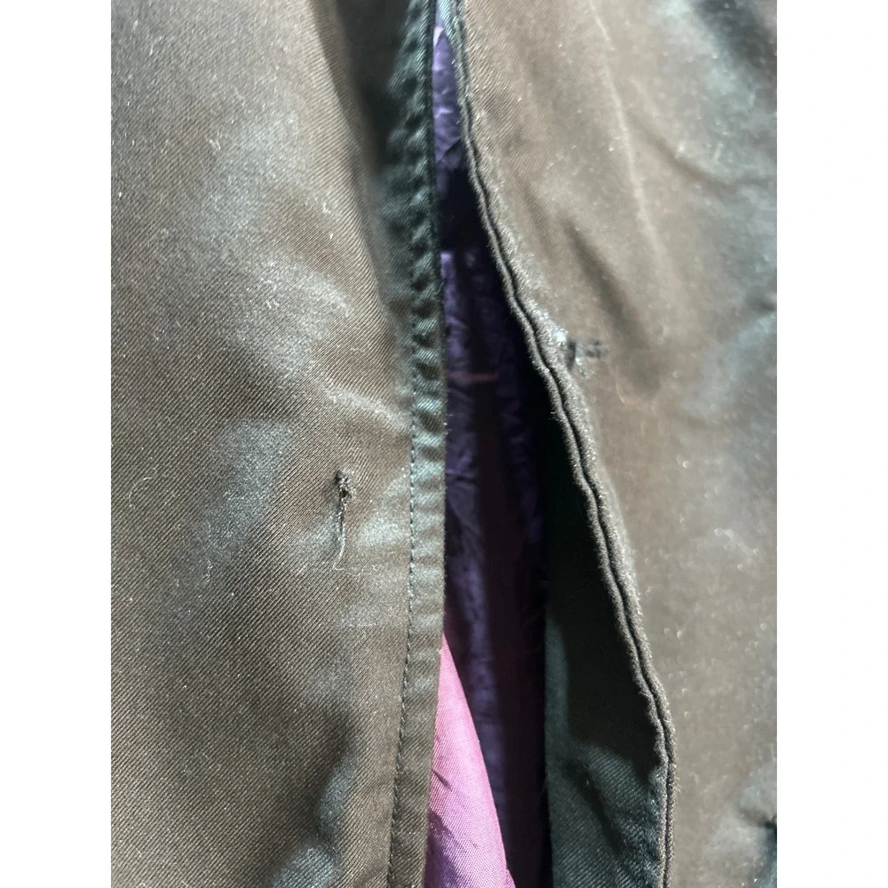 LRG Roots Equipment Blazer Jacket Mens Size L Black Purple Lined Casual‎